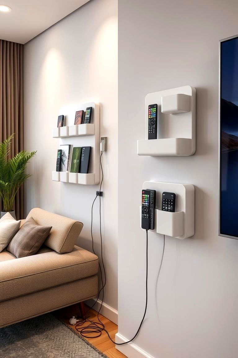 Wall Mounted Organizers - 24 Living Room Storage Ideas