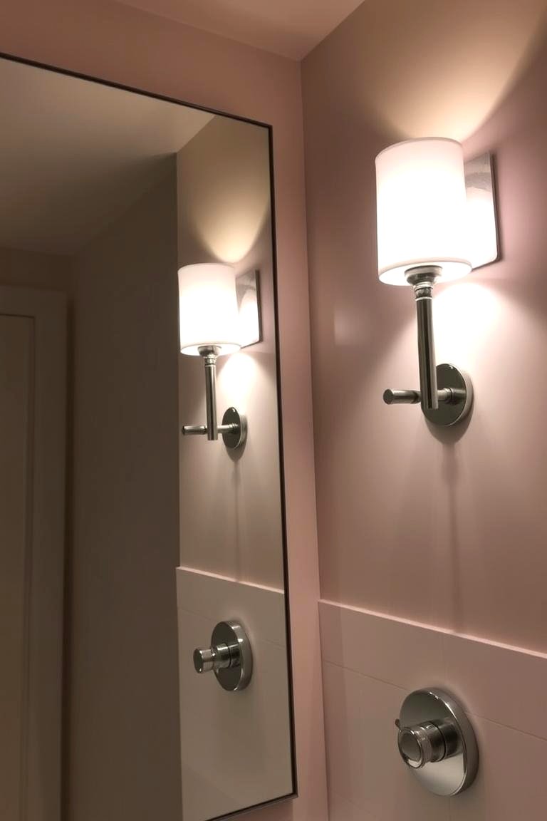 Wall Mounted Sconces for a Timeless Touch - 24 Bathroom Lighting Ideas Over Mirror