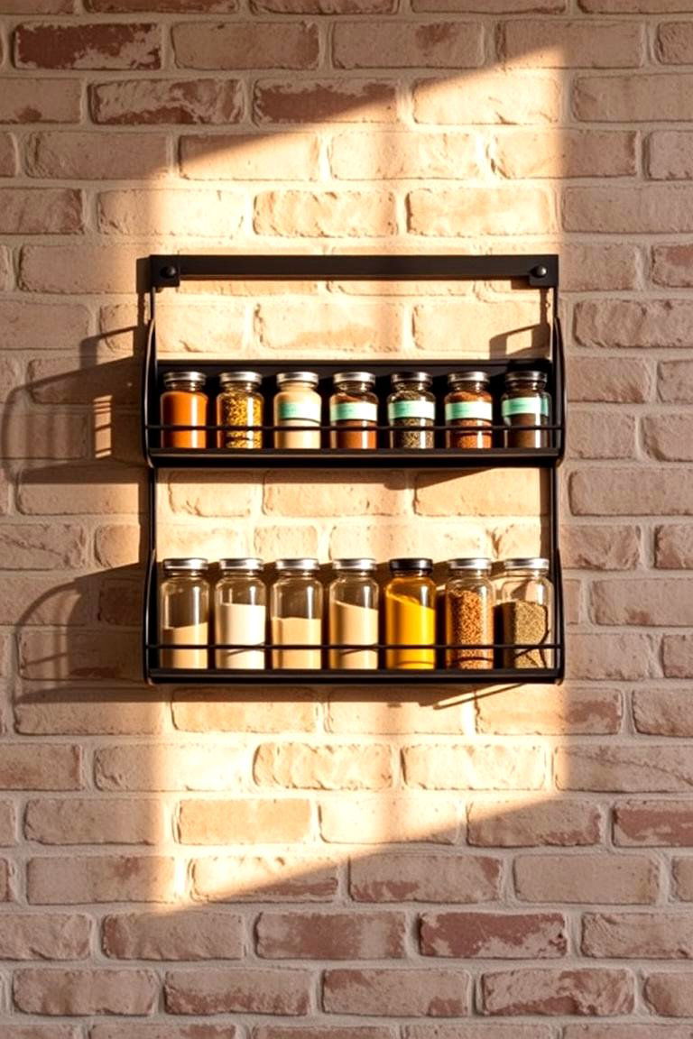 Wall Mounted Spice Rack - 24 Spice Rack Ideas