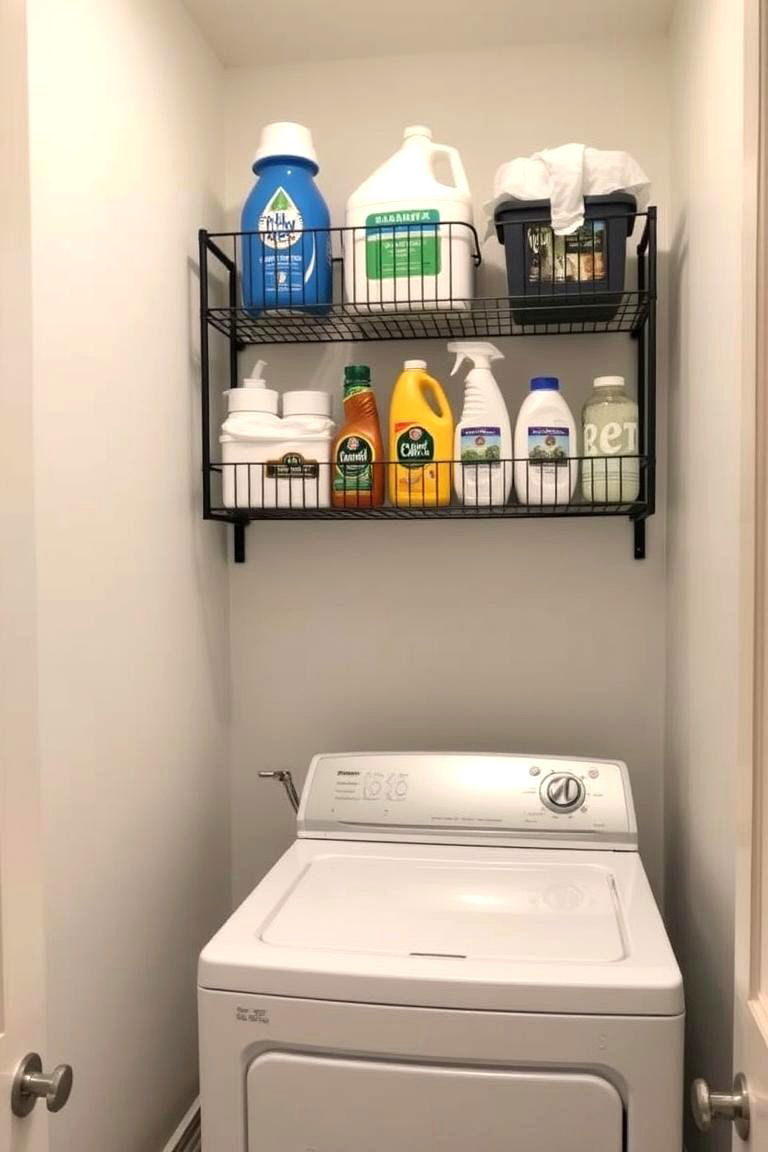 Wall Mounted Wire Shelving Units - 24 Laundry Room Shelf Ideas