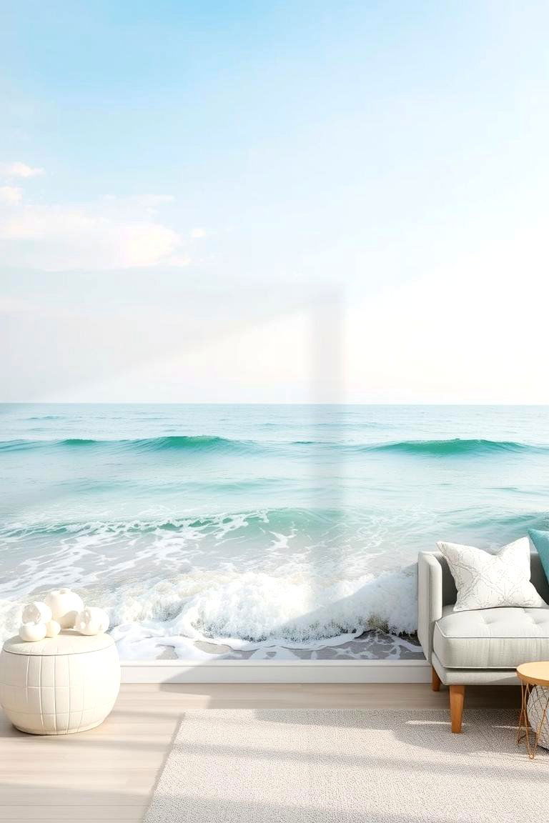 Wall Murals and Beach Scenes - 24 Beach House Decor Ideas