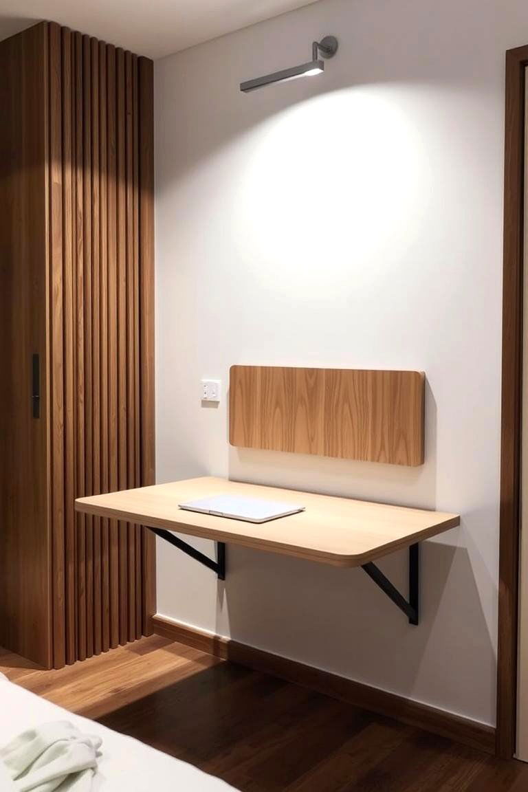 Wall mounted Foldable Table - 24 Studio Furniture Ideas