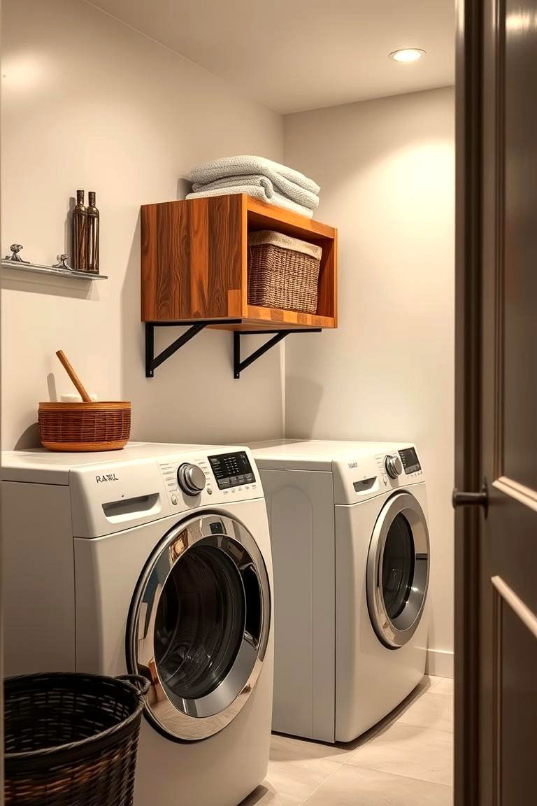 Wall mounted Laundry Basket - 24 Laundry Basket Storage Ideas