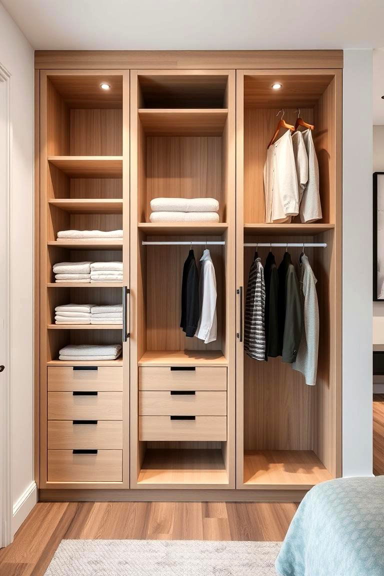 Wardrobe with Adjustable Shelving - 24 Built-in Wardrobes Ideas