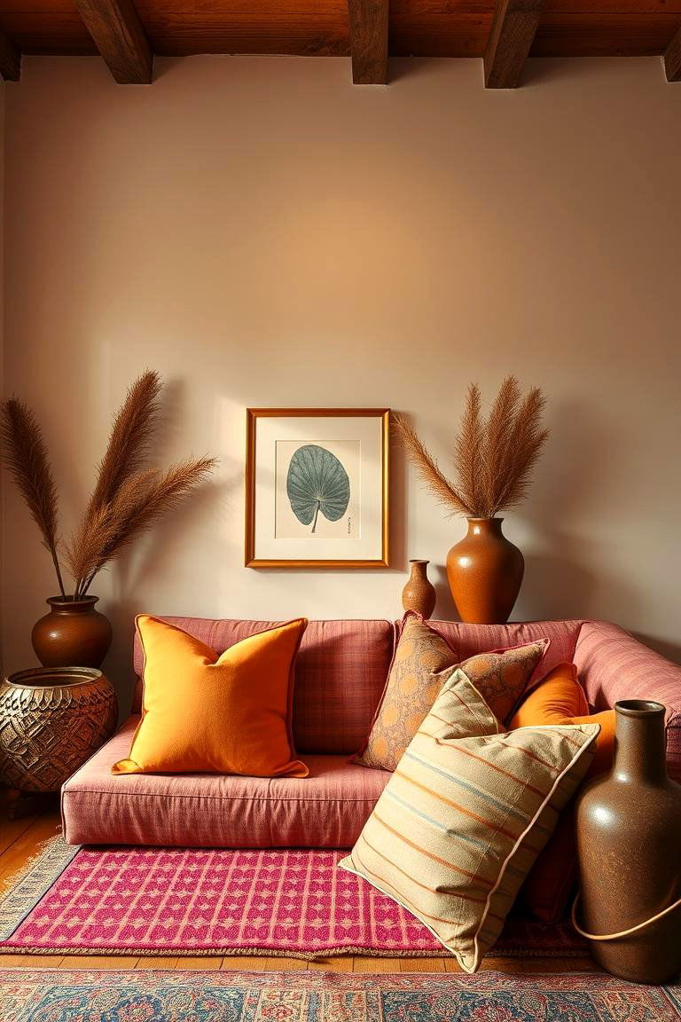 Warm Accent Elements - 24 Transitional Interior Design Ideas