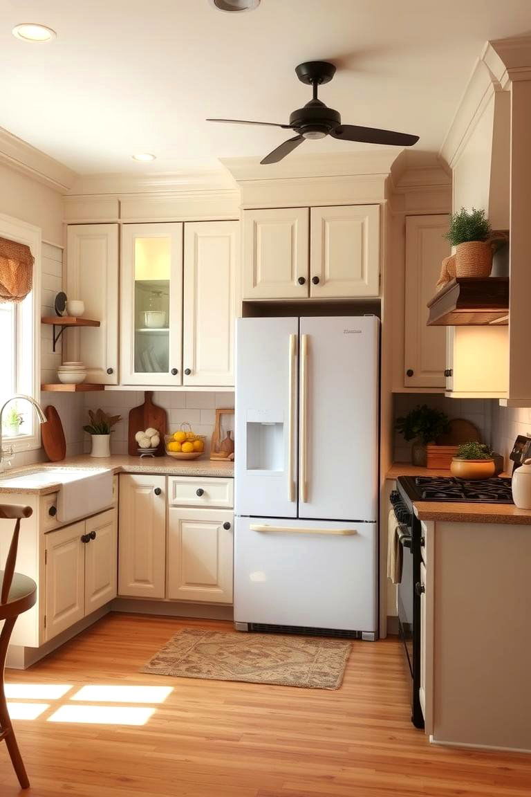 Warm Ambiance Off white Kitchen Cabinets - 24 Off-white Kitchen Cabinets