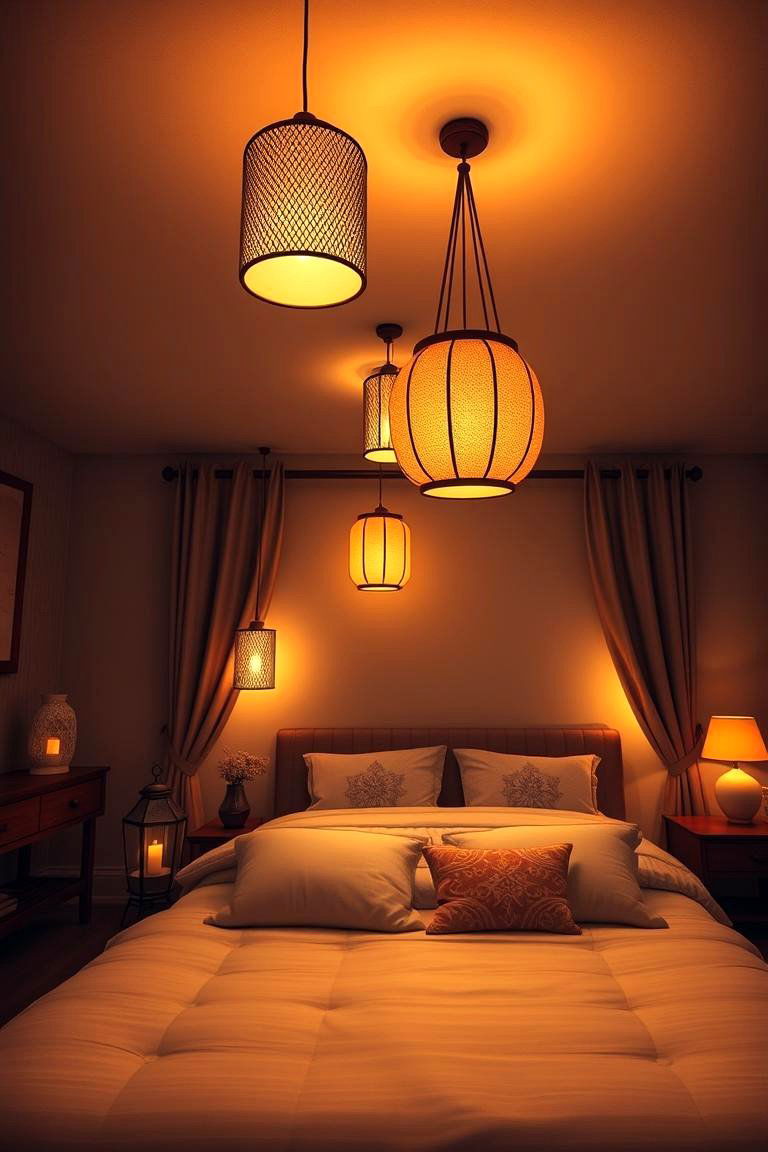 Warm Ambient Lighting - 24 Mexican Bedroom Ideas