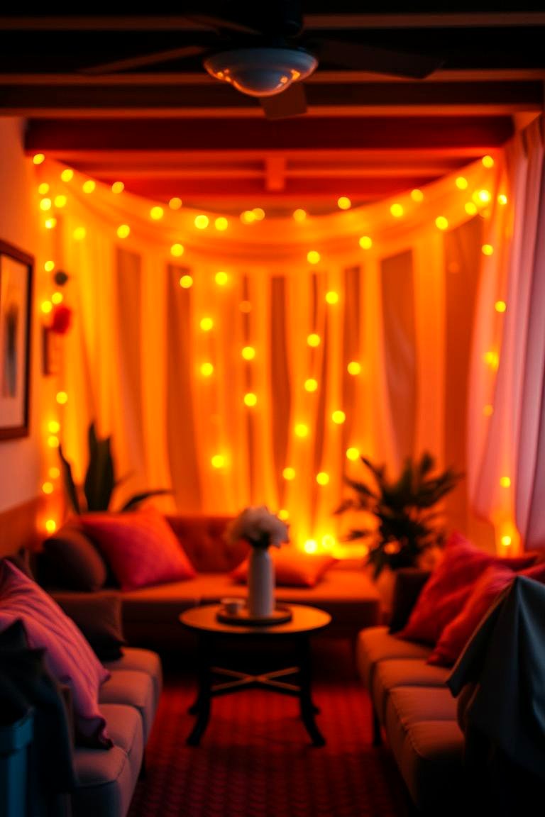 Warm Ambient Lighting for Inviting Spaces - 24 How to Decorate With Yellow and Pink