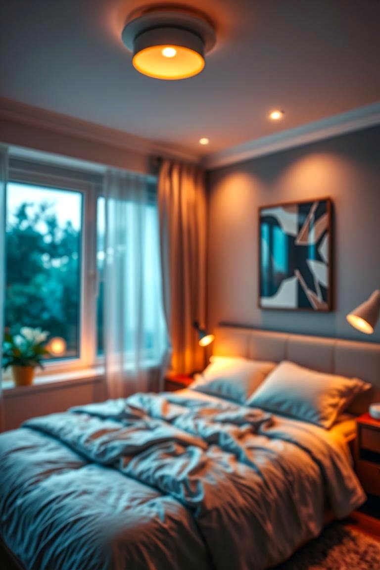 Warm Ambient Lighting - 24 Bedroom Lighting Ideas