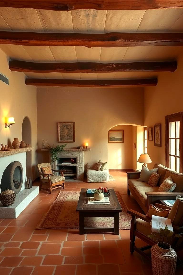 Warm Beige and Terracotta - 24 Floor and Wall Color Ideas