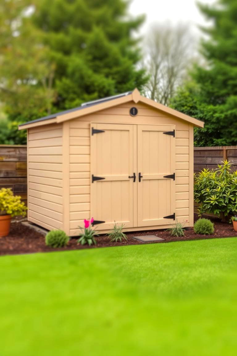 Warm Beige - 24 Shed Color Ideas