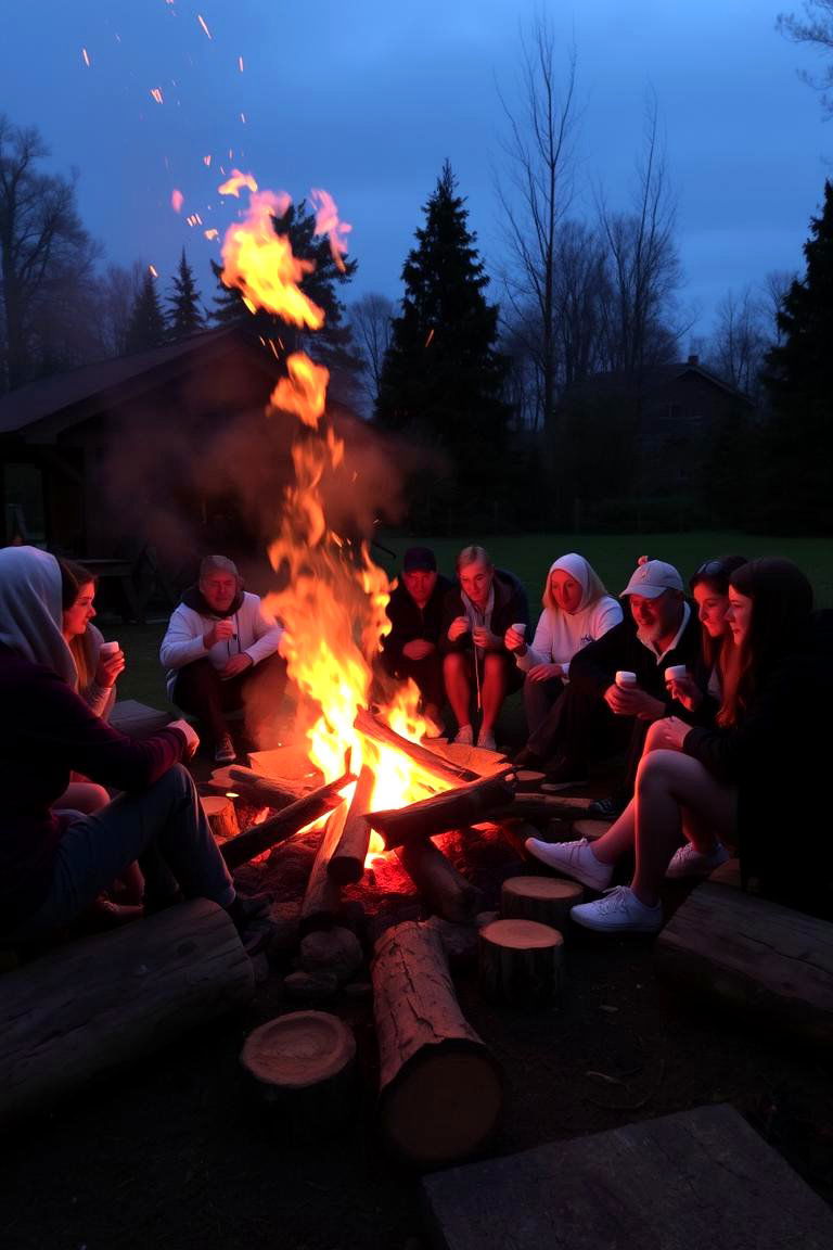 Warm Bonfire with Smores - 24 Wedding Rehearsal Dinner Ideas