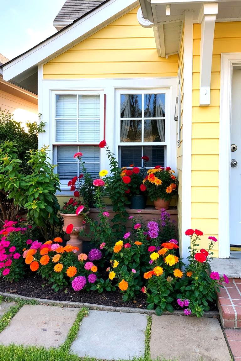 Warm Butter Yellow - 24 Exterior Door Trim Ideas