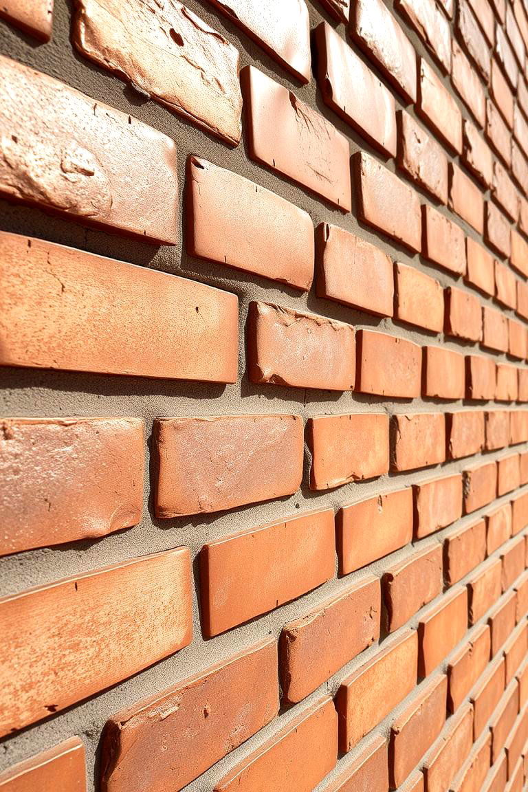 Warm Copper Undertones - 24 Exterior Brick Paint Color Ideas
