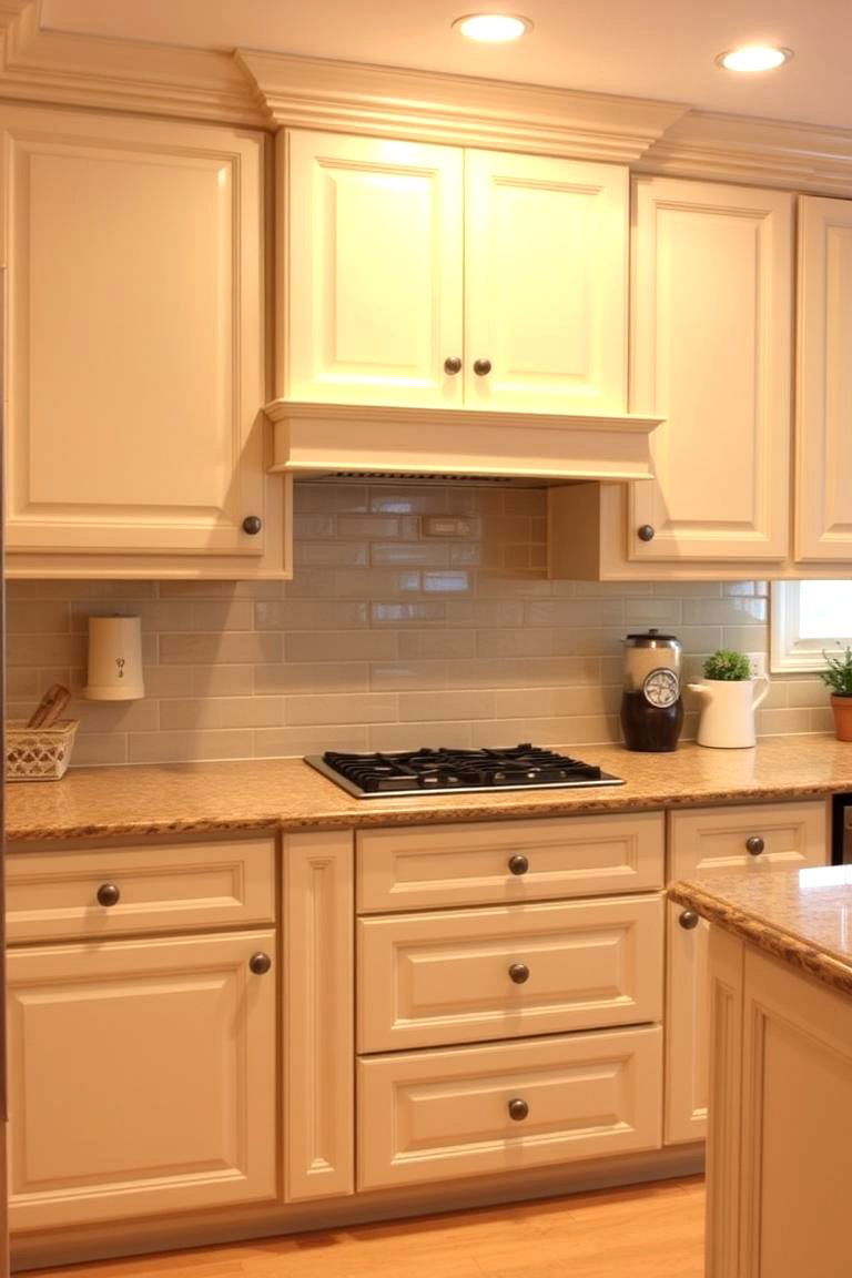 Warm Creamy Off White Embrace - 24 Kitchen Color Ideas