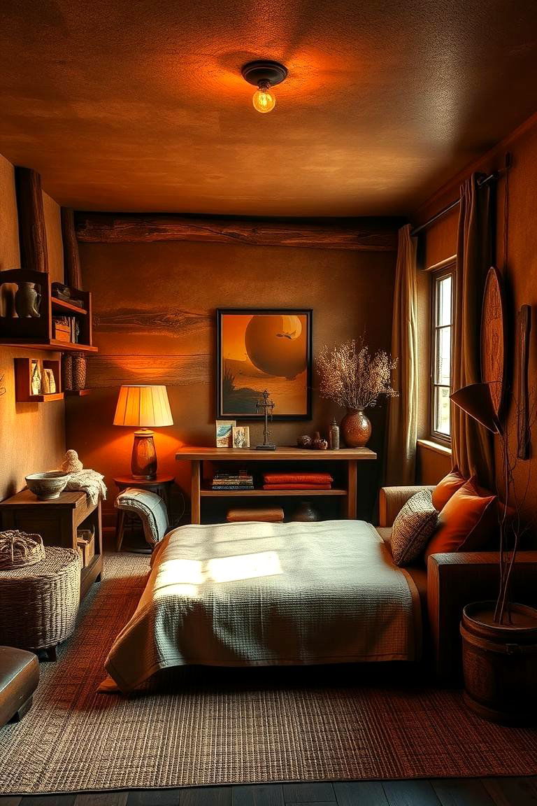 Warm Earth Tones Ambiance - 24 Spanish Modern Interior Design Ideas