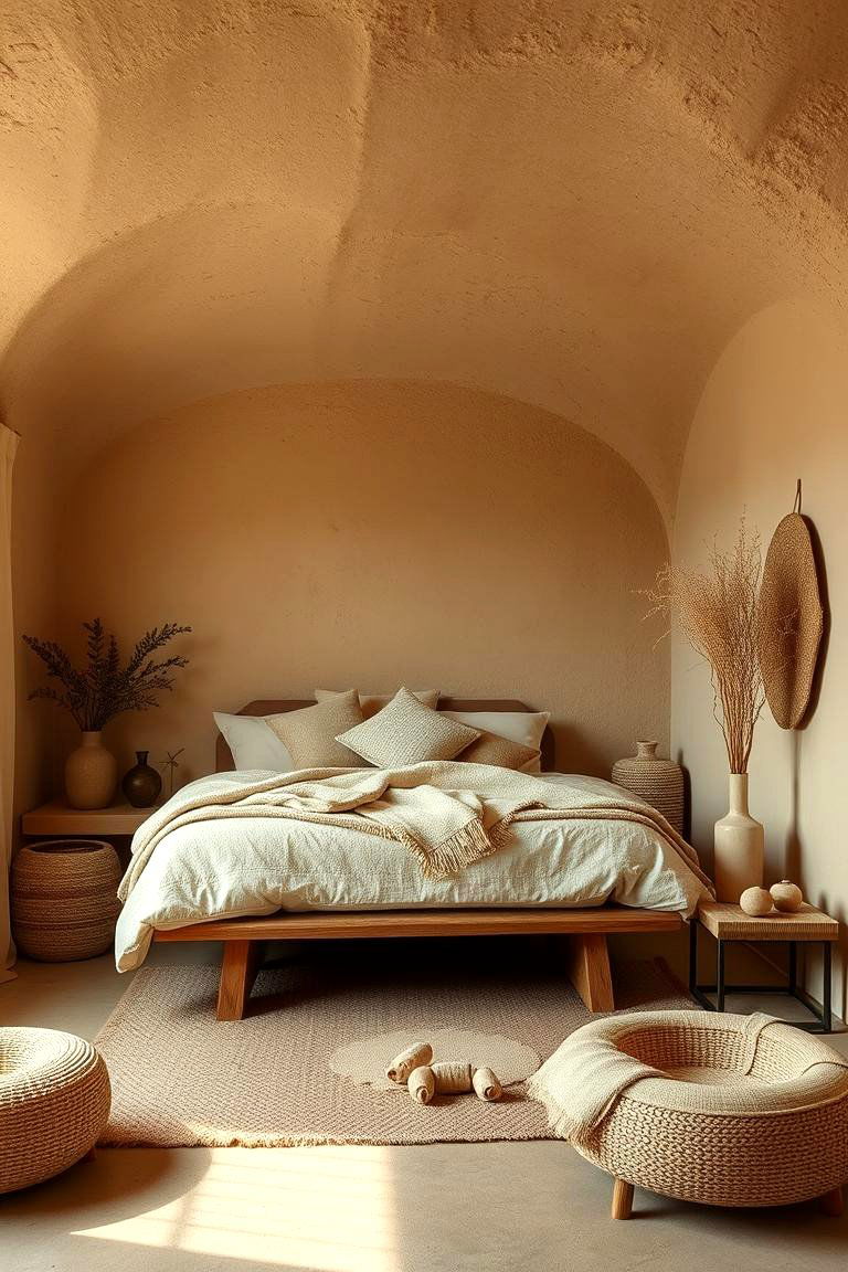 Warm Earthy Beige Comfort - 24 Bedroom Paint Colors