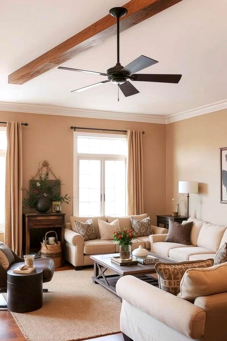 Warm Earthy Tones - 24 Rustic Interior Design Ideas