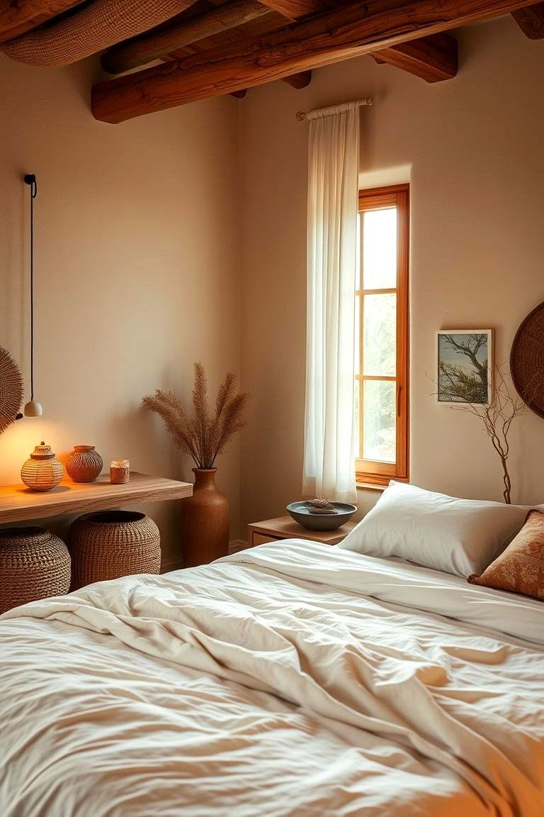 Warm Earthy Tones - 24 Twin Bedroom Ideas