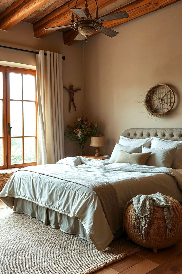 Warm Earthy Tones Harmony - 24 Beige Bedroom Ideas