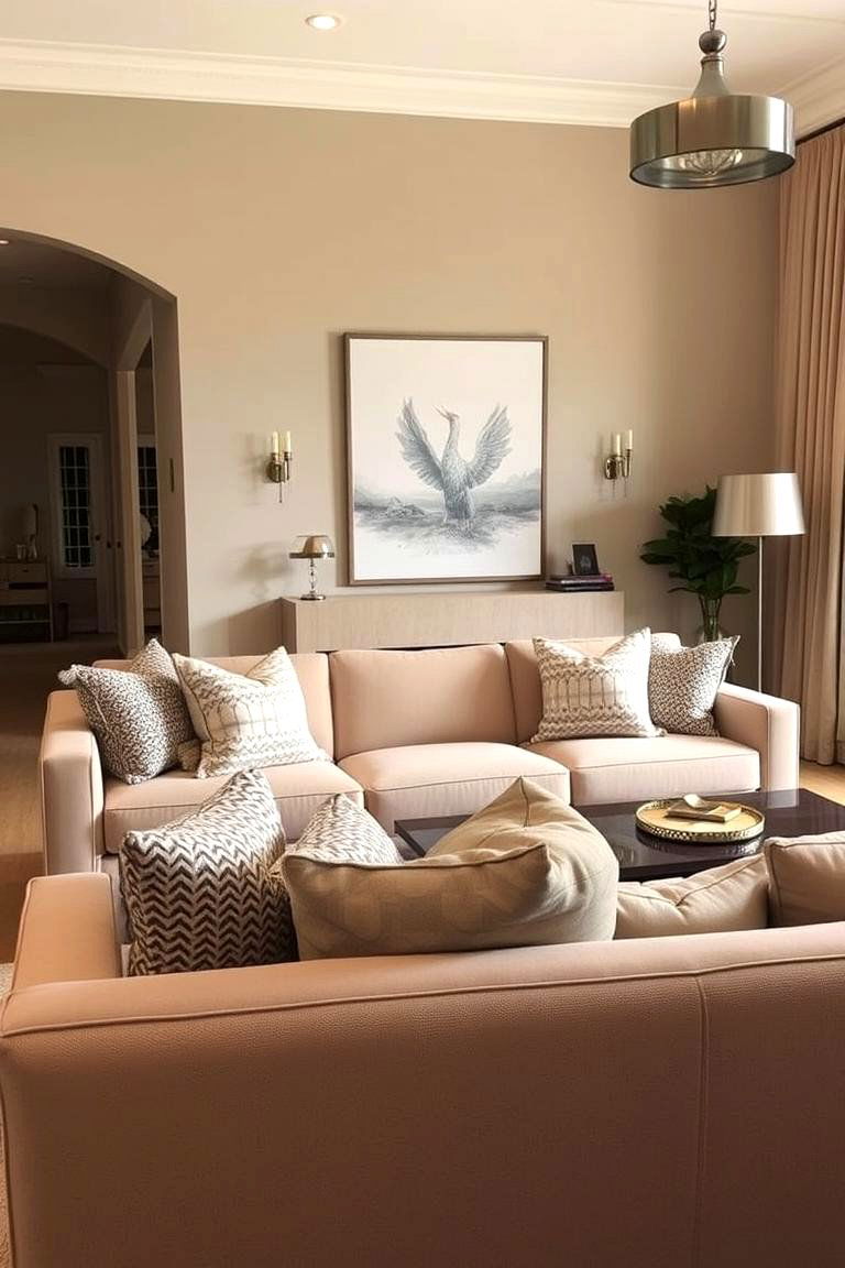 Warm Greige - 24 Living Room Paint Colors