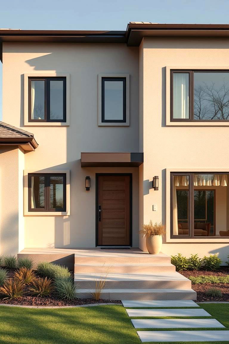 Warm Greige Elegance - 24 Greige Paint Colors for Exteriors