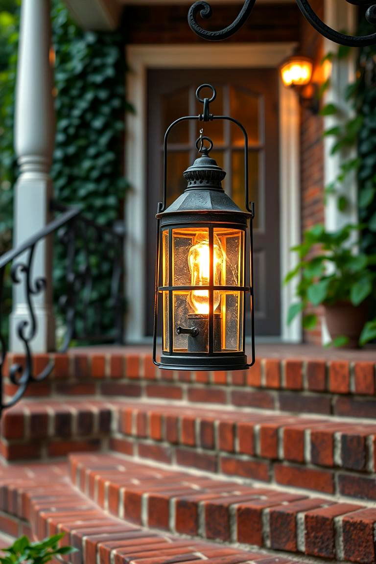 Warm Lanterns for a Classic Touch - 24 Front Porch Lighting Ideas