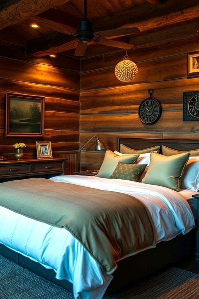 Warm Rustic Luxe - 24 Green and Brown Bedroom Ideas