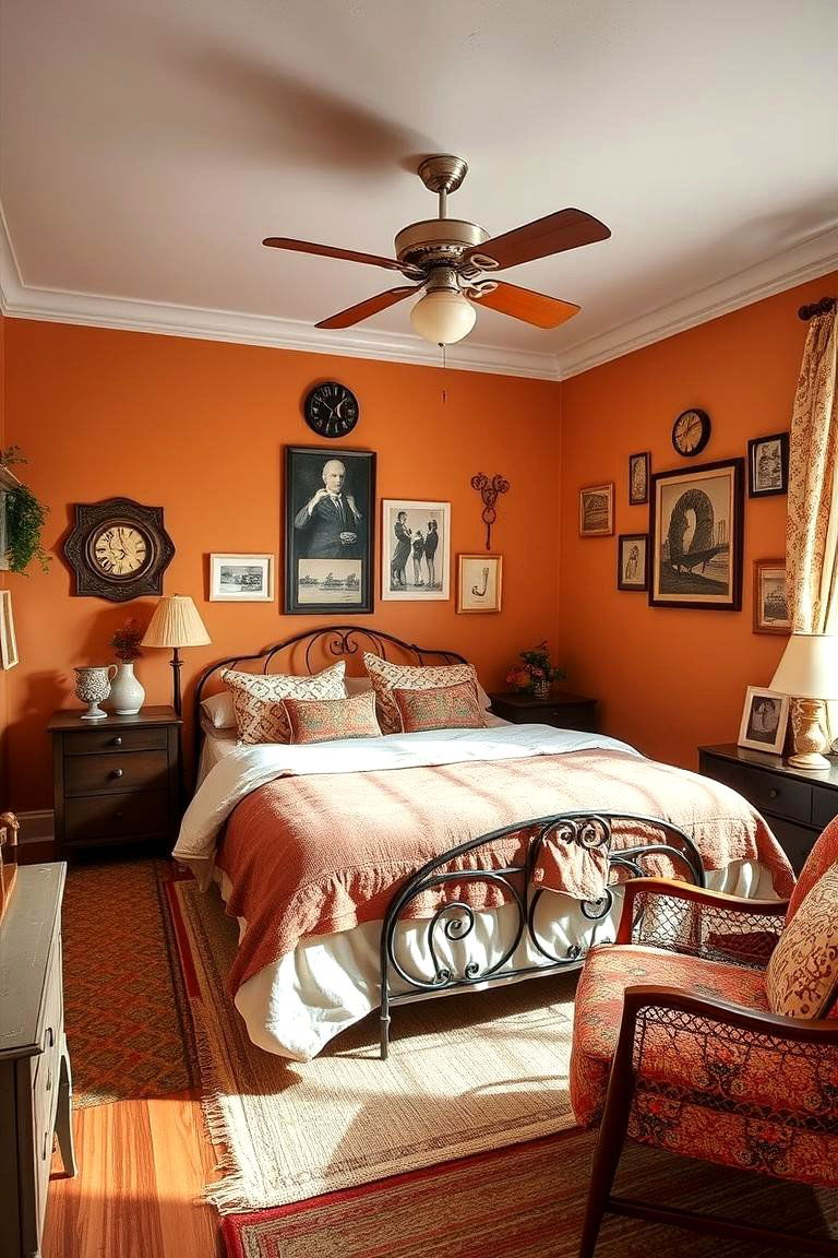 Warm Tan with Vintage Charm - 24 Tan Bedroom Ideas