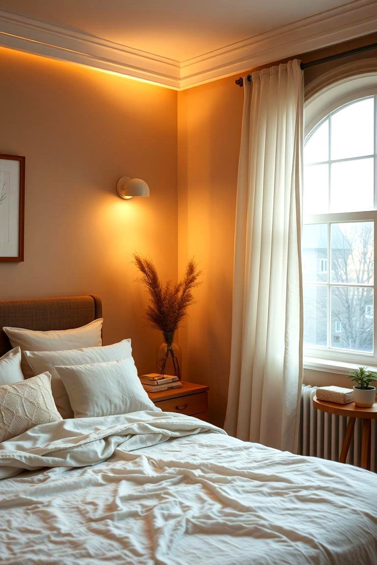 Warm Taupe Lighting - 24 Taupe Bedroom Ideas