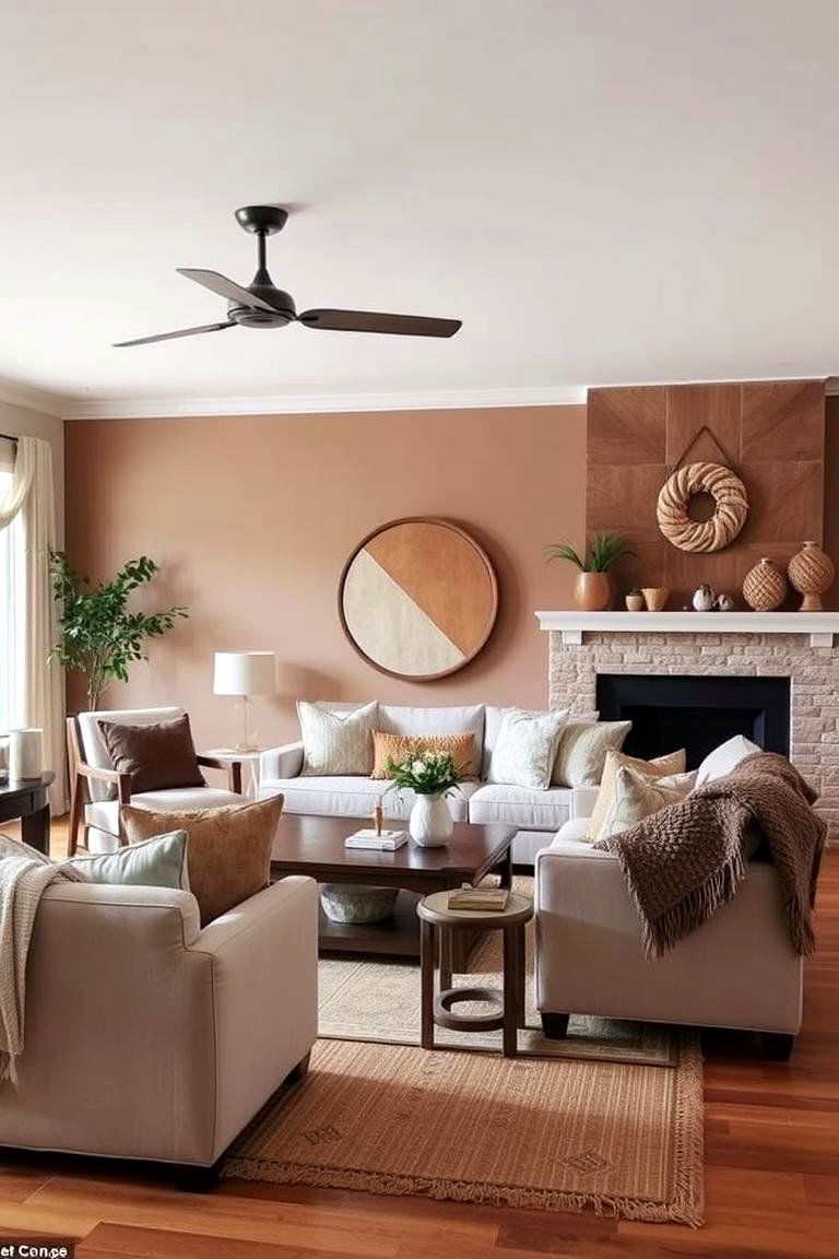 Warm Taupe Soft and Inviting Neutral - 24 Accent Wall Colors