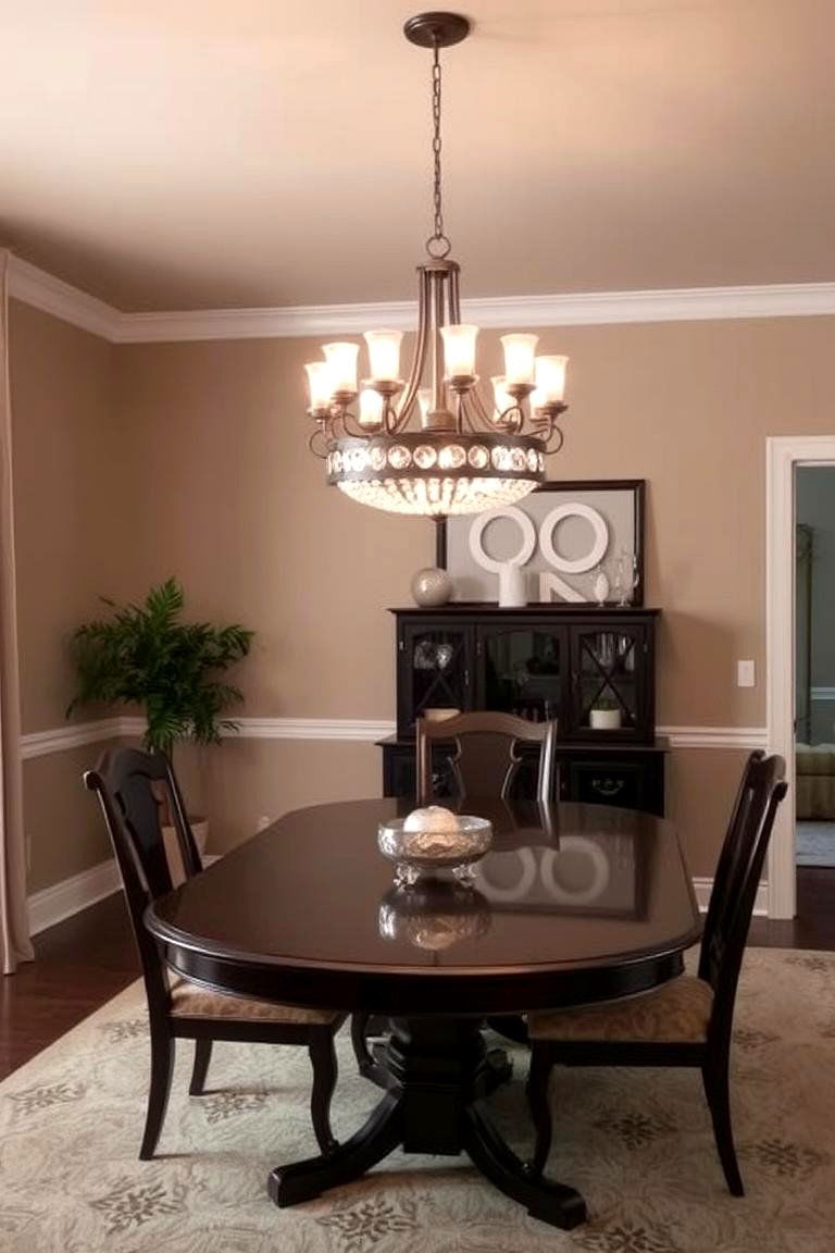 Warm Taupe for a Cozy and Elegant Look - 24 Dining Room Paint Colors