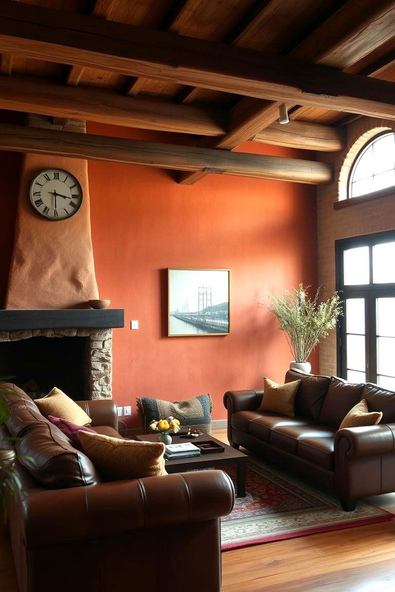 Warm Terracotta A Cozy Earthy Vibe - 24 Accent Wall Colors