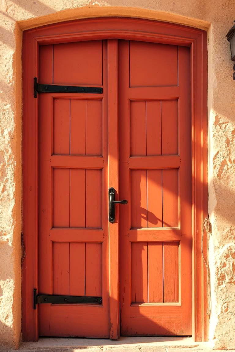Warm Terracotta Finishes - 24 Spanish Style Front Door Ideas
