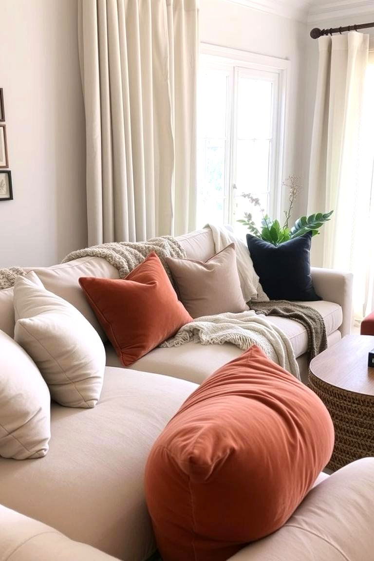 Warm Textured Fabrics for Cozy Ambiance - 24 2400s Interior Design Ideas