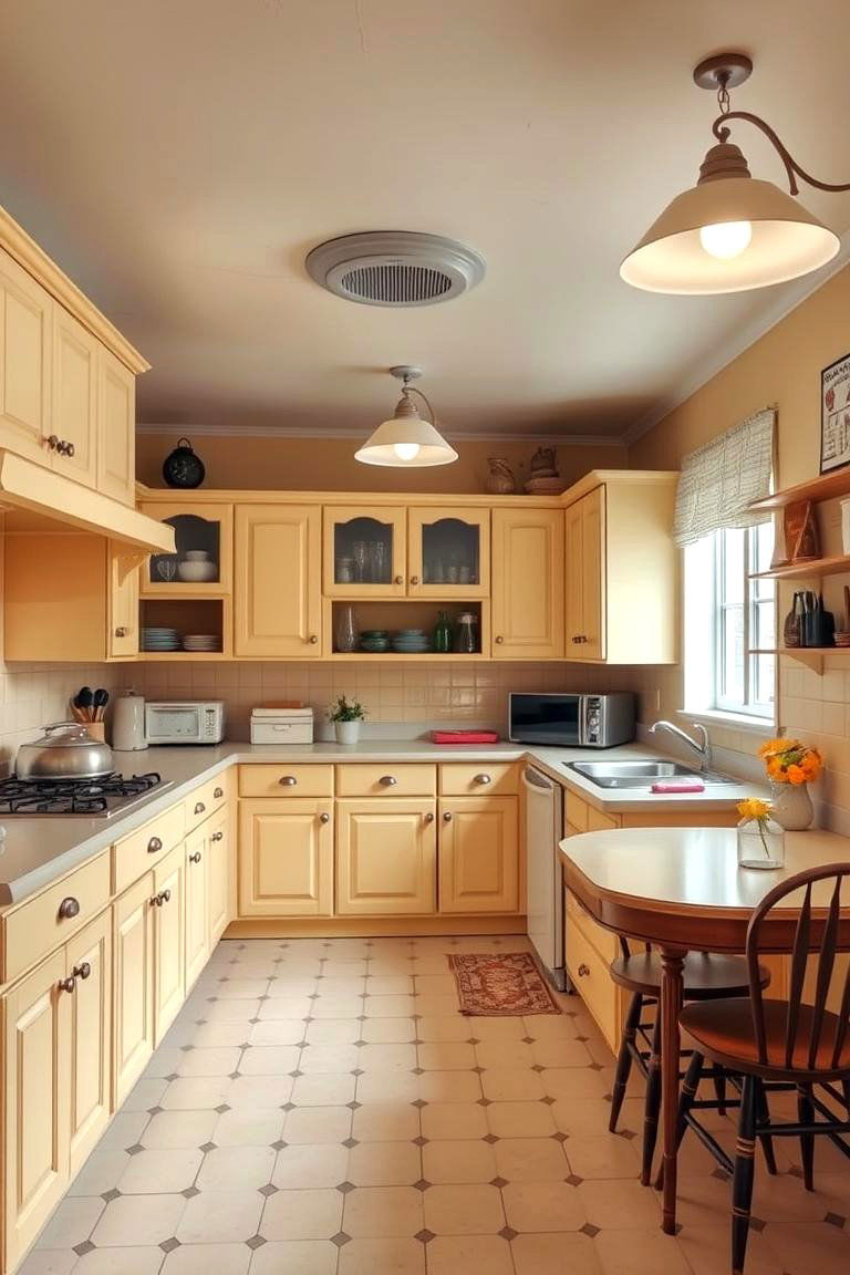 Warm Vintage Allure - 24 Pale Yellow Kitchen Ideas
