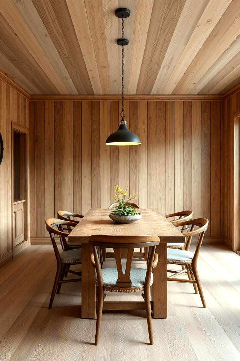 Warm Wood Paneling - 24 Wall Covering Ideas