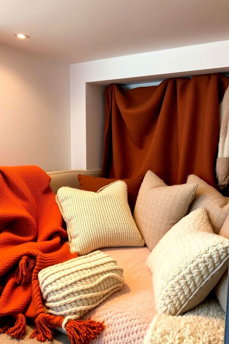 Warm and Inviting Accents - 24 Feng Shui Living Room Ideas