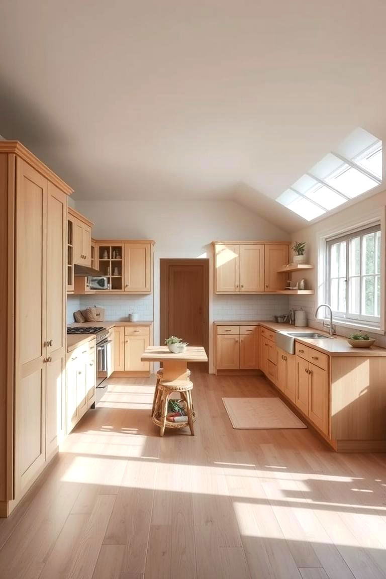 Warm and Inviting Atmosphere - 24 Kitchens With Light Wood Cabinets