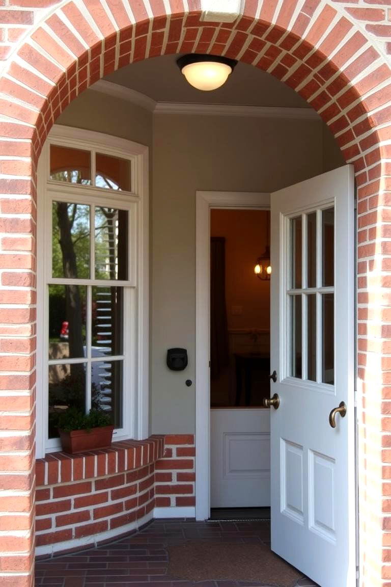 Warm and Welcoming Brick Accents - 24 Brown Brick Exterior Home Ideas