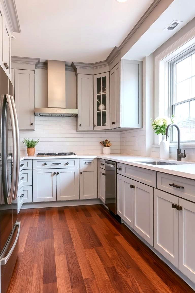 Warmth and Richness Embodied - 24 Kitchen With Dark Wood Floors