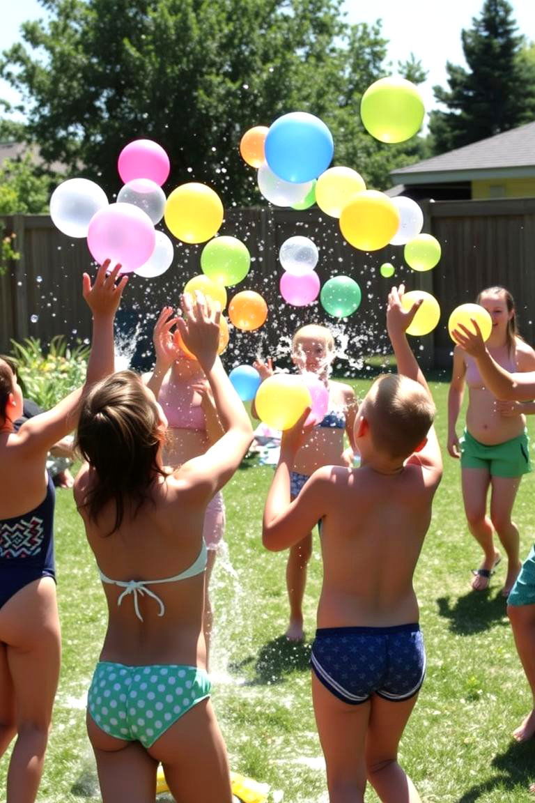 Water Balloon Fight - 24 Backyard Entertainment Ideas