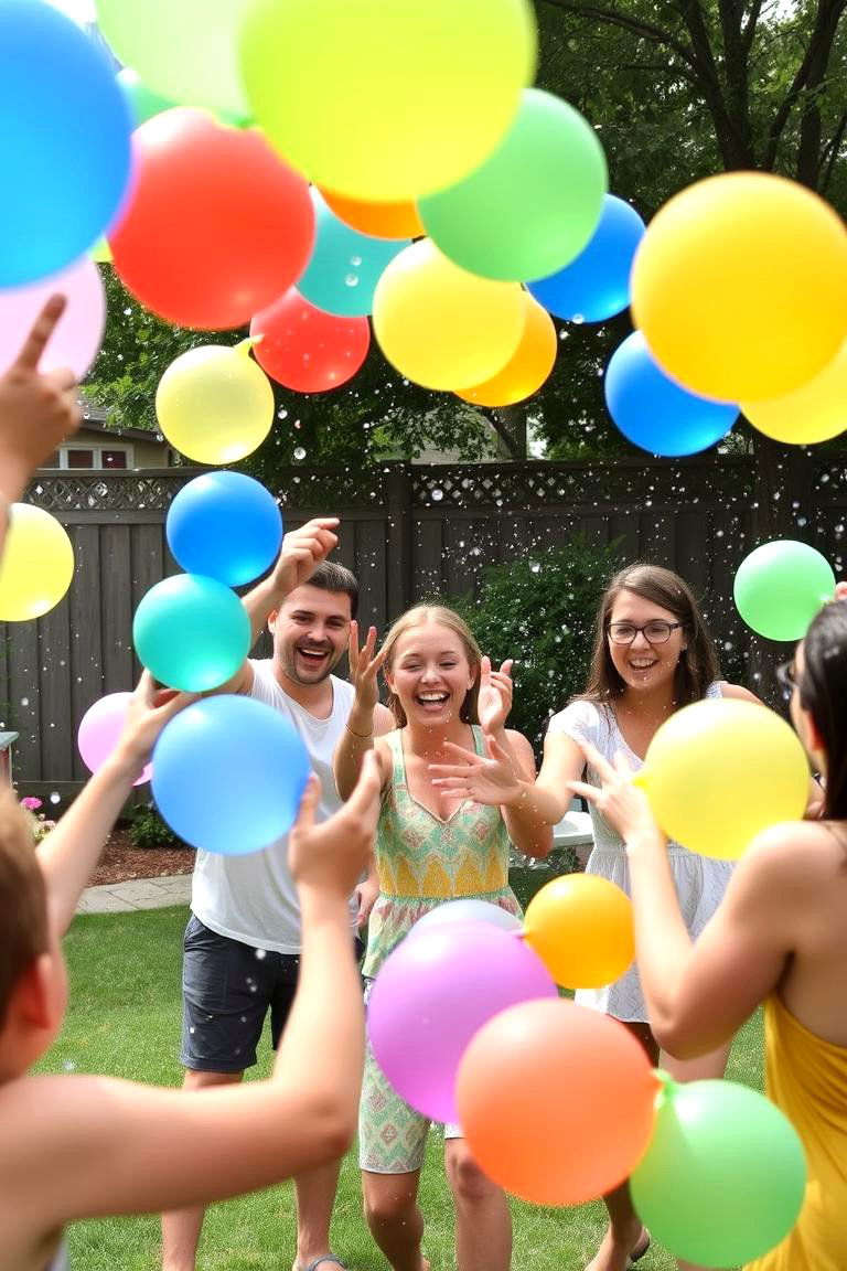 Water Balloon Fight - 24 Backyard Birthday Party Ideas