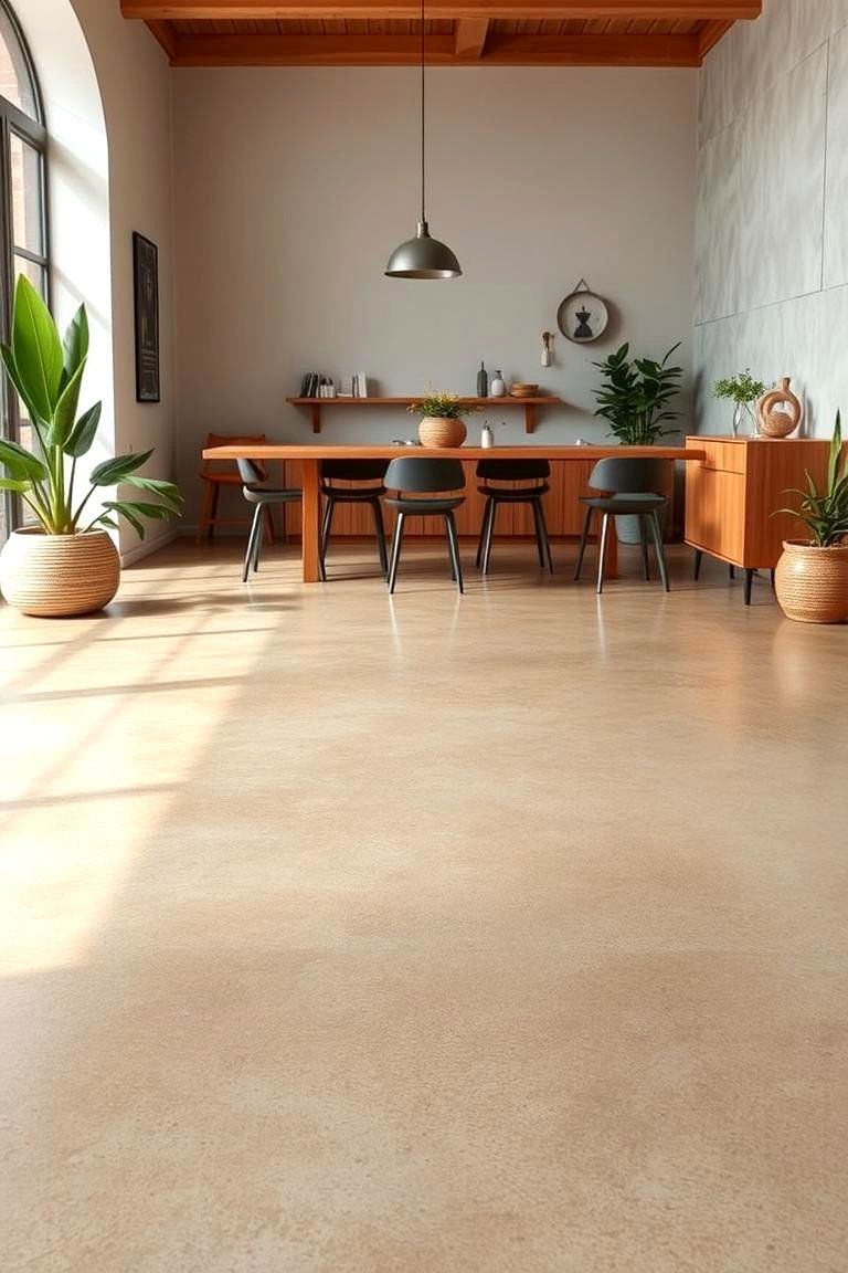 Water Based Coating for Eco Friendly Floors - 24 Indoor Concrete Floor Paint Ideas