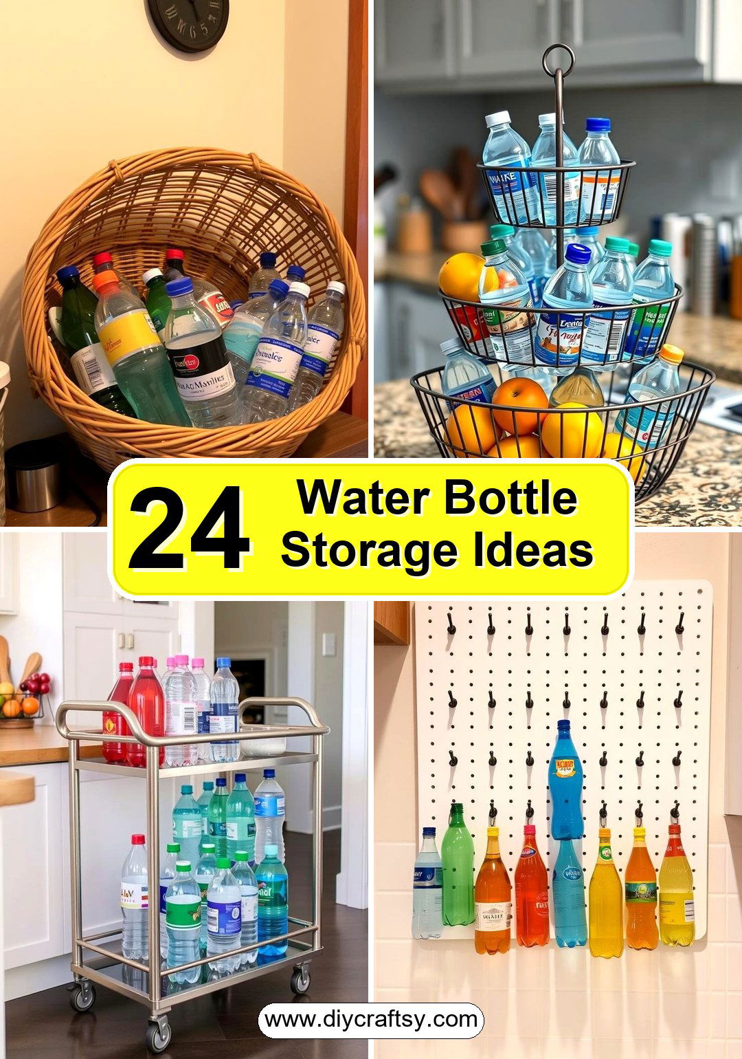 Water Bottle Storage Ideas