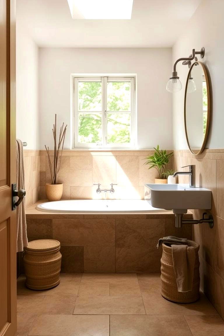 Water Efficient Sustainable Bathroom - 24 Barndominium Bathroom Ideas