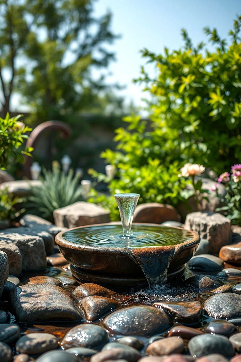 Water Feature - 24 Memorial Garden Ideas