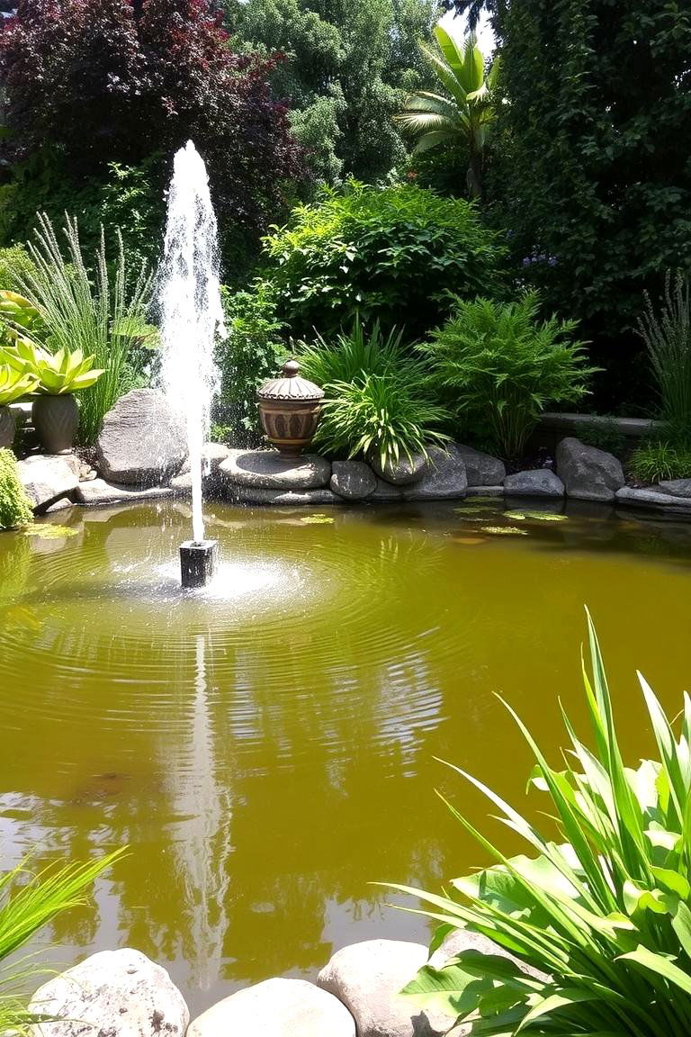 Water Feature Garden - 24 Garden Layout Ideas