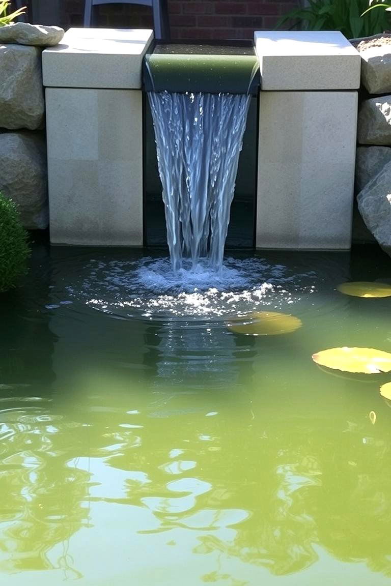 Water Feature Mirror - 24 Garden Mirror Ideas