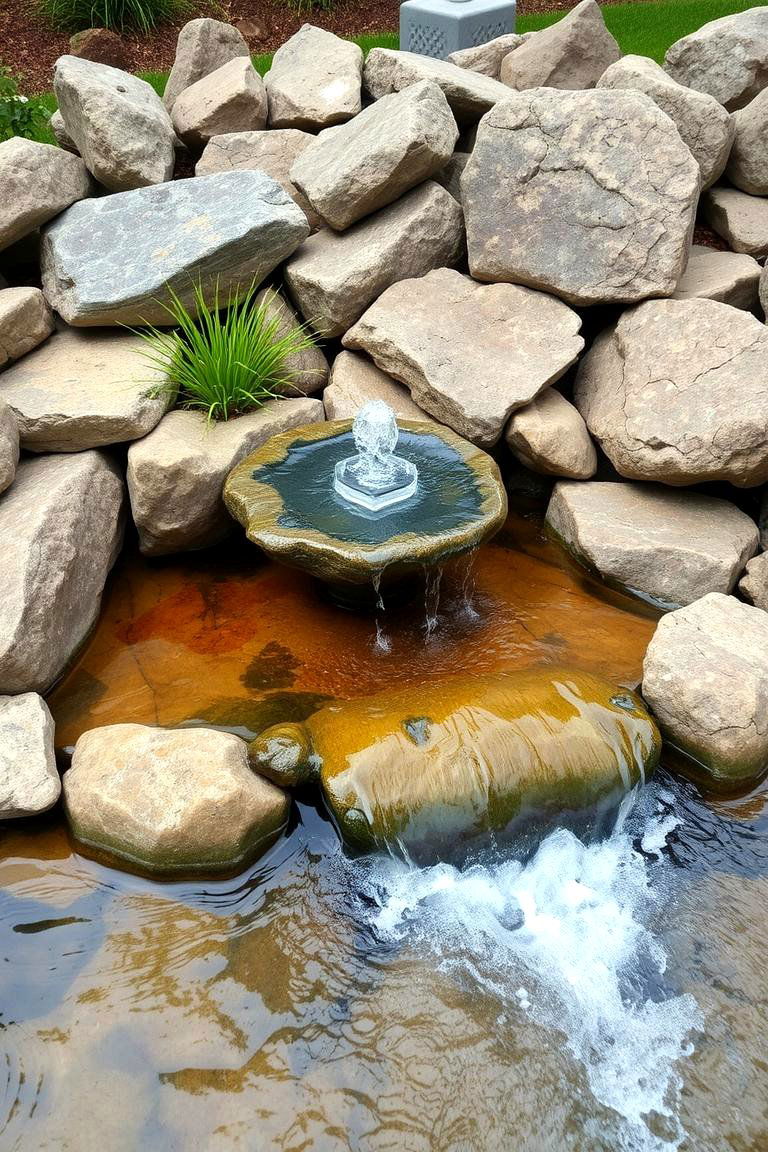 Water Feature Rock Garden - 24 Rock Garden Ideas